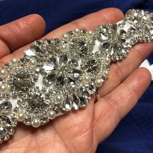 Wedding Sash - belt with rhinestones